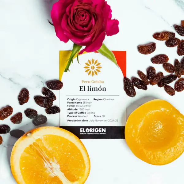 ペルー産/エルリモン農園/ゲイシャ種/ウォッシュト/浅煎り/ | EL ORIGEN
