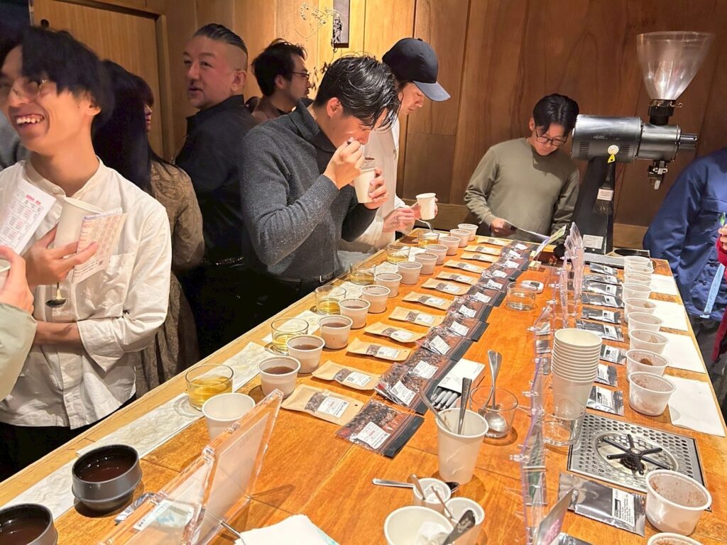 福岡カッピング会、カッピングの様子