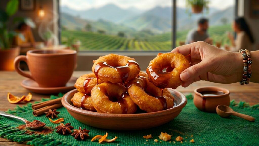 美味しいドーナツとコーヒー