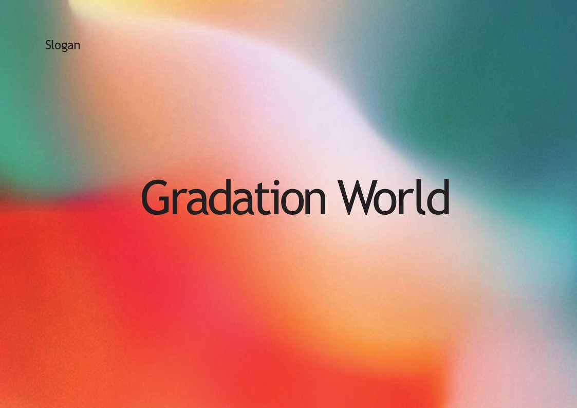 Gradation World — 境界線のない世界