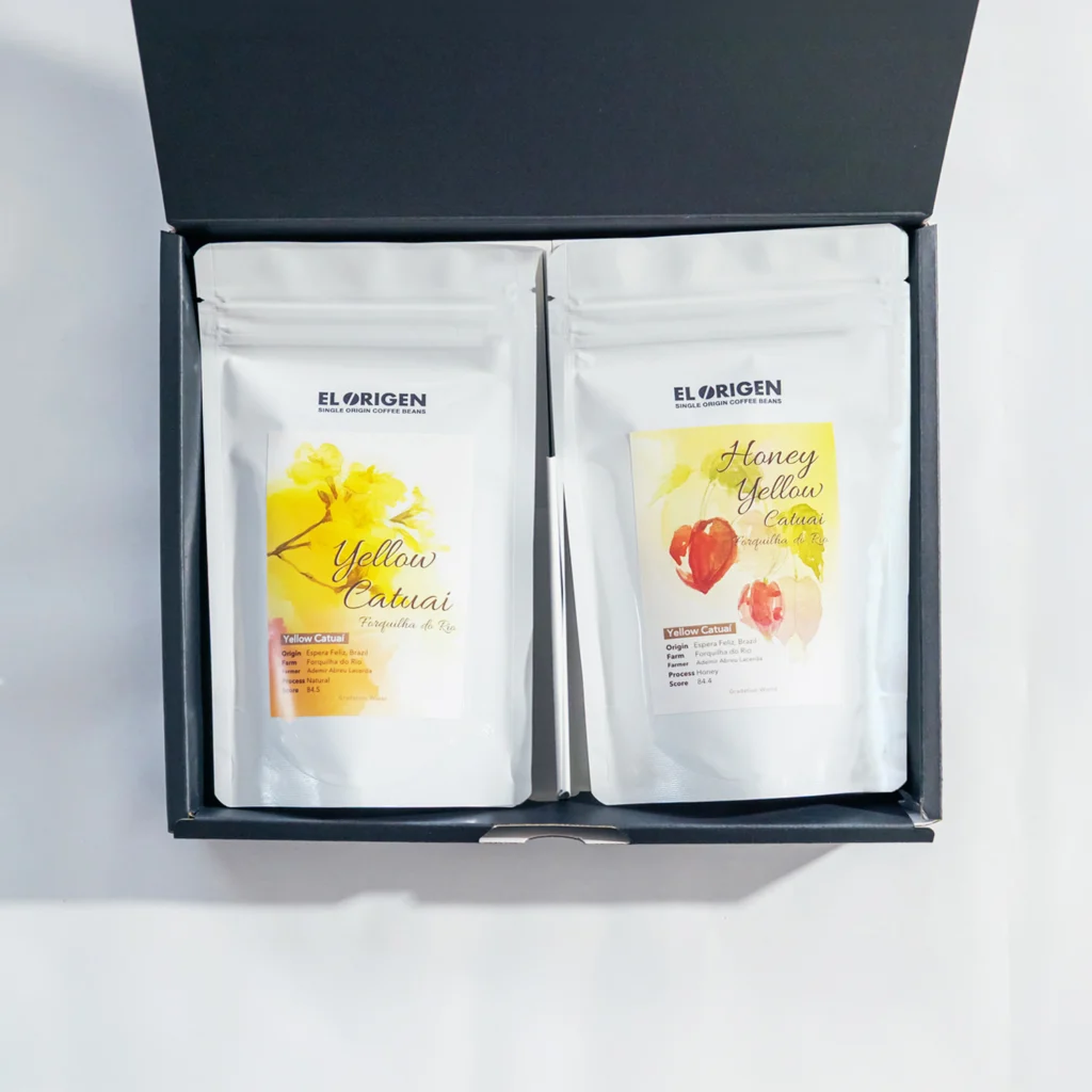 ギフト】Yellow Catuai Honey × Natural ペアセット ｜ EL ORIGEN