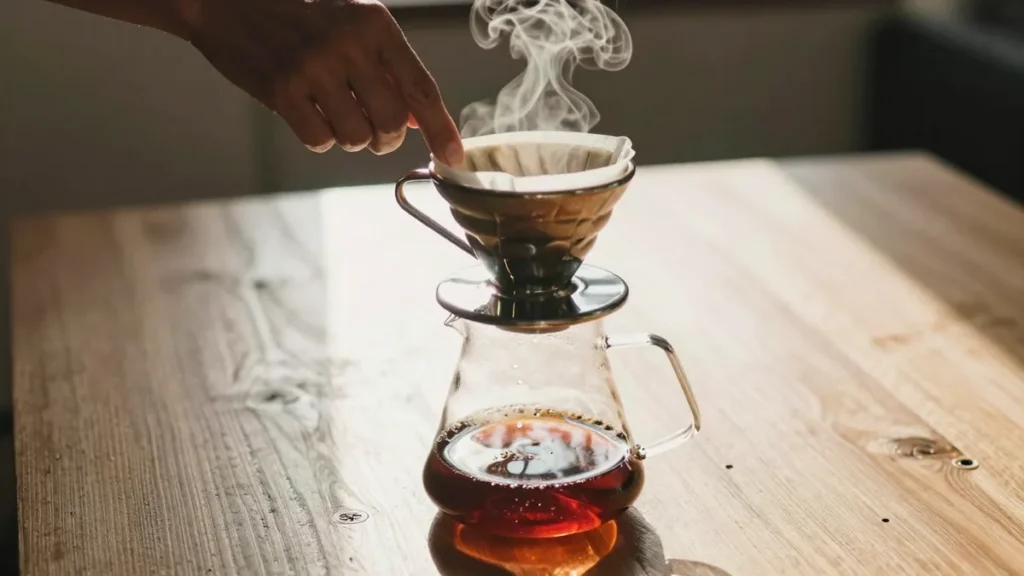 コーヒーの香りを楽しむためのハンドドリップ
